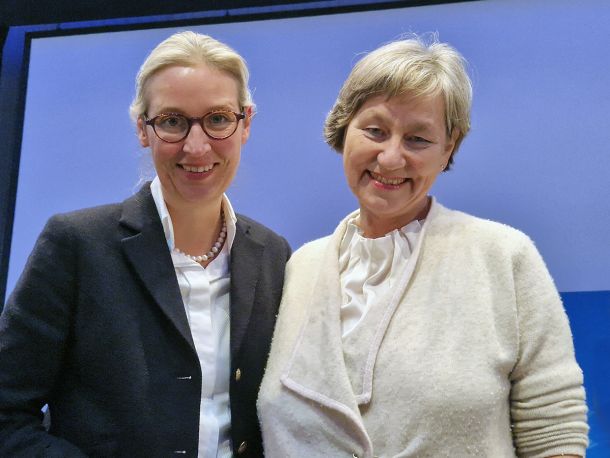 Dr. Alice Weidel mit Martina Kempf